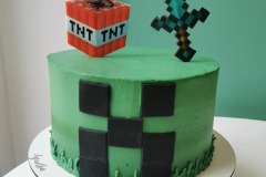 Detská torta Minecraft